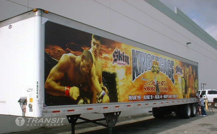 King of the Cage Mobile Outdoor Media Campaign Graphics