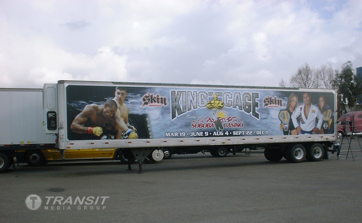 King of the Cage Outdoor Mobile Media Graphics Version 2