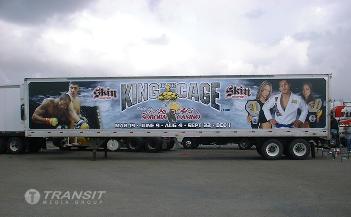 King Of The CageTruckside Advertising Graphics Version 2
