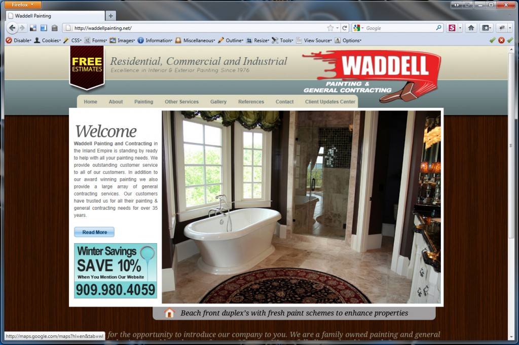Waddell Painting Homepage